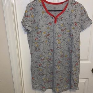 M/L Disney Women's Dumbo Nightgown Nightshirt
